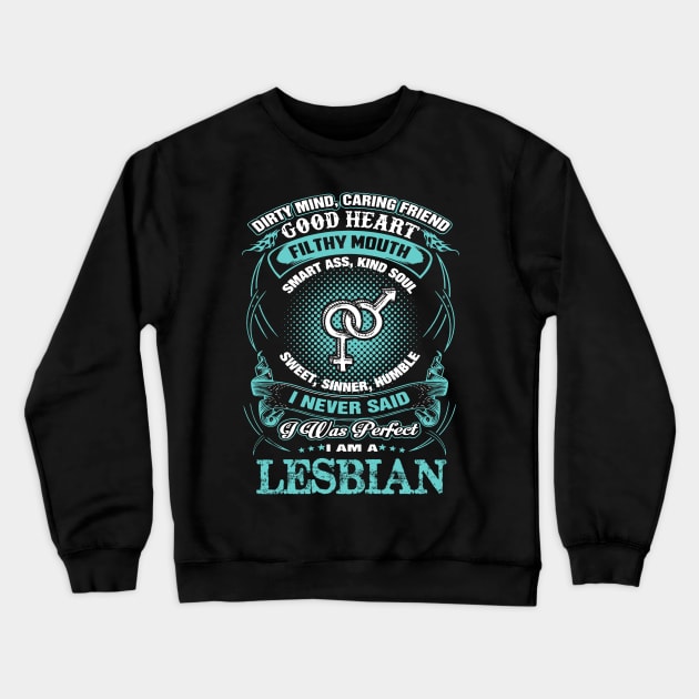 Lesbian Crewneck Sweatshirt by Dojaja